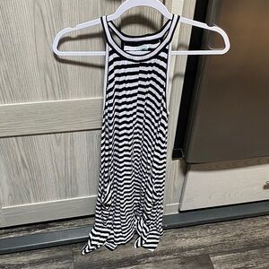 Harper Canyon Black and White Striped Dress